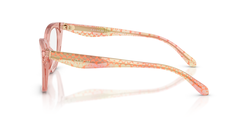 Coach HC6289U in Transparent Peach / Demo Lens (5943) - Alternate View