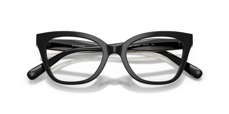 Coach HC6290U in Black / Demo Lens (5002) - Side View