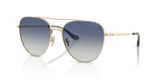Shiny Light Gold / Blue Gradient (90054L)