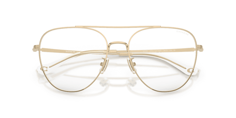 Coach CBZ89 in Shiny Light Gold / Clear Blue-Violet Light Filter (9005SB) - Alternate View