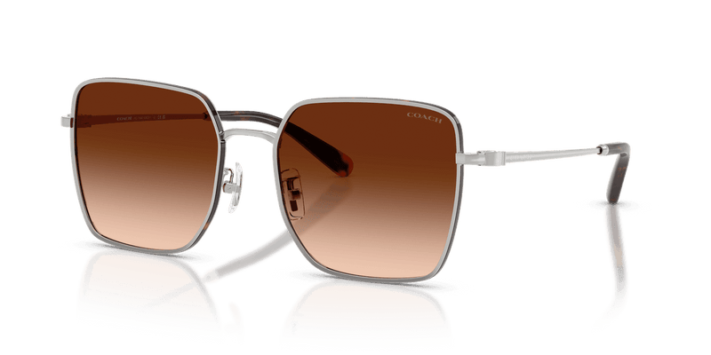 Coach CBZ51 in Silver/Dark Tortoise / Brown Gradient (94775M) - Alternate View