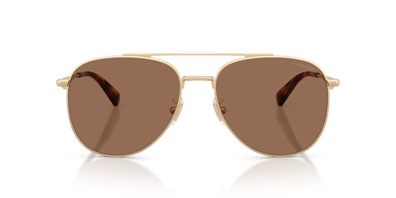 Coach CDP40 in Satin Light Gold / Brown Solid (900513) - Alternate View