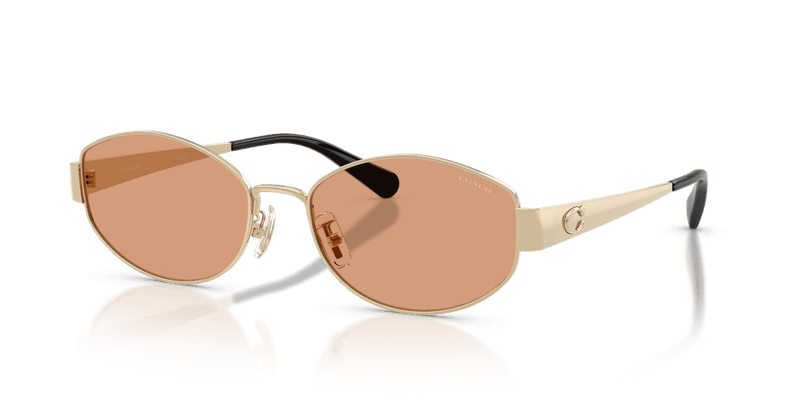 Coach CDP44 in Shiny Light Gold / Light Brown Solid (900584) - Alternate View