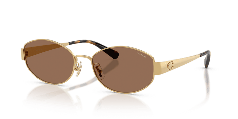 Coach CDP44 in Shiny Gold / Dark Brown Solid (944113) - Alternate View