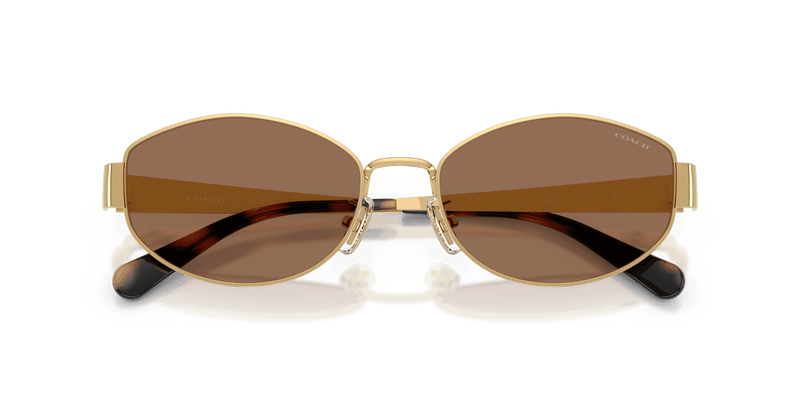 Coach CDP44 in Shiny Gold / Dark Brown Solid (944113) - Alternate View