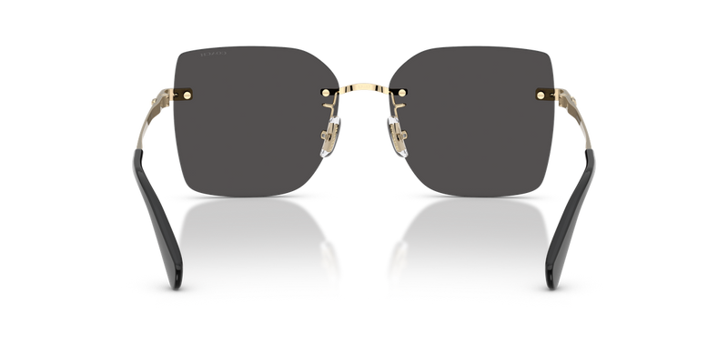 Coach CDP45 in Shiny Light Gold / Grey Solid (900587) - Back View