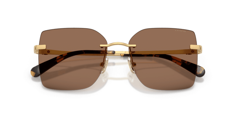 Coach CDP45 in Shiny Gold / Brown Solid (944113) - Alternate View