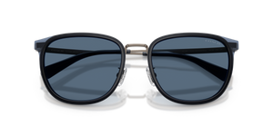 Satin Gunmetal/Blue / Blue Solid (947380)