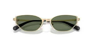 Shiny Light Gold / Green Solid (942982)