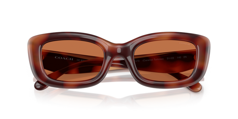 Coach CR610 in Caramel Tortoise / Brown Solid (577473) - Alternate View