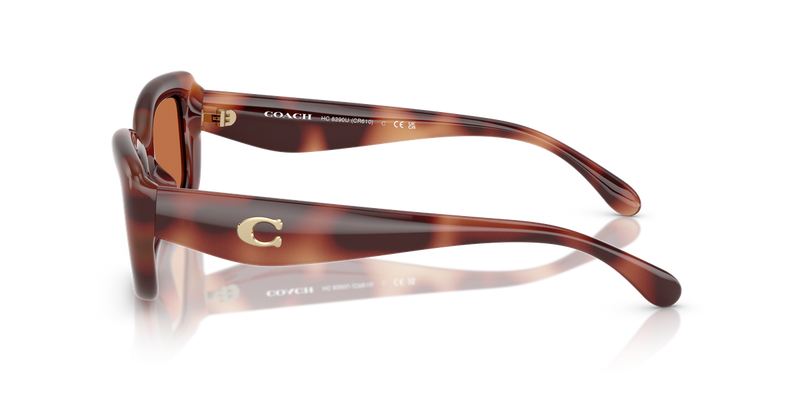 Coach CR610 in Caramel Tortoise / Brown Solid (577473) - Alternate View