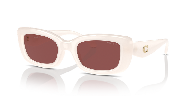 Coach CR610 in Milky Cloud / Wine (580575) - Alternate View