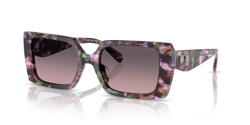Coach CW224 in Amethyst Pearl Tortoise / Smoke Purple Gradient (584346) - Alternate View