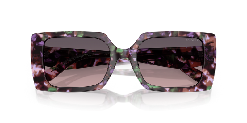 Coach CW224 in Amethyst Pearl Tortoise / Smoke Purple Gradient (584346) - Alternate View