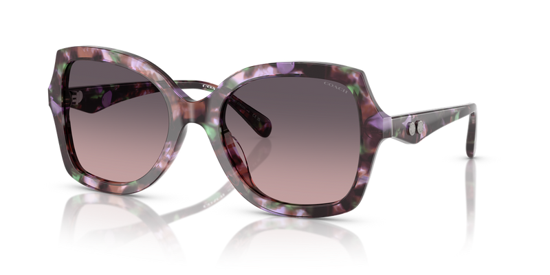 Coach CW225 in Amethyst Pearl Tortoise / Smoke Purple Gradient (584346) - Alternate View
