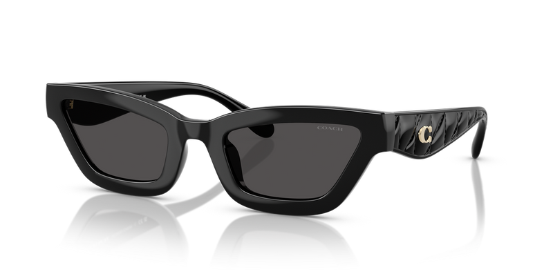 Coach CAD28 in Black / Grey Solid (500287) - Front View