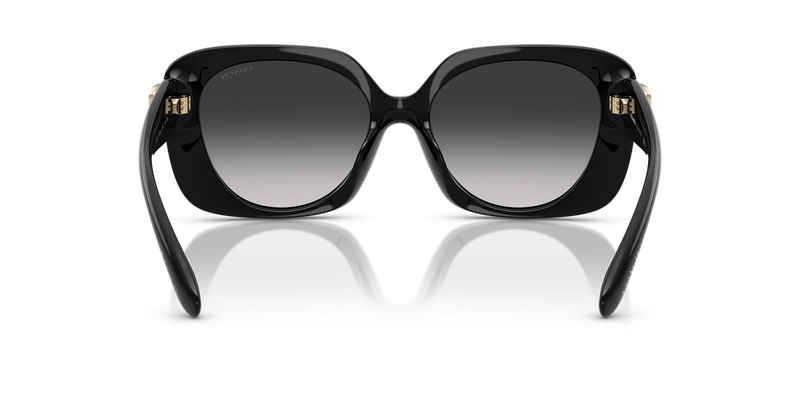Coach CAD33 in Black / Grey Gradient (50023C) - Temple Detail