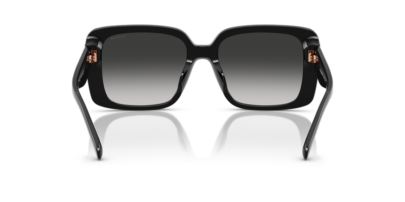 Coach CAD55 in Black / Grey Gradient (50023C) - Temple Detail