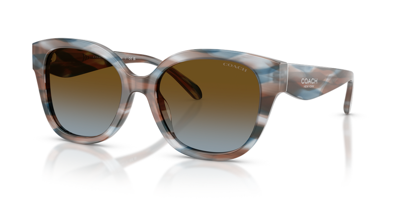 Coach CBY94 in Striated Maple/Blueberry / Brown Blue Gradient (589913) - Alternate View