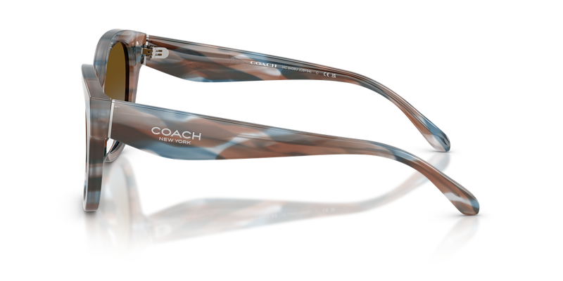 Coach CBY94 in Striated Maple/Blueberry / Brown Blue Gradient (589913) - Alternate View