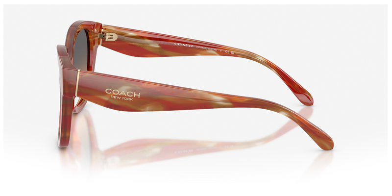 Coach CBY94 in Striated Chestnut / Smokey Peach Gradient (590018) - Alternate View
