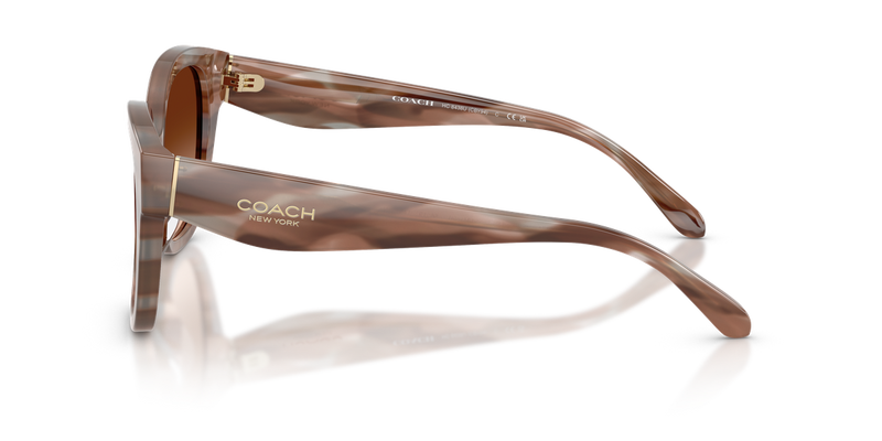 Coach CBY94 in Striated Redwood/Maple / Brown Gradient (590174) - Alternate View