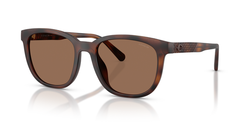 Coach CCA00 in Matte Dark Tortoise / Brown Solid (512073) - Alternate View