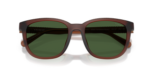 Matte Transparent Brown / Green Solid (591171)