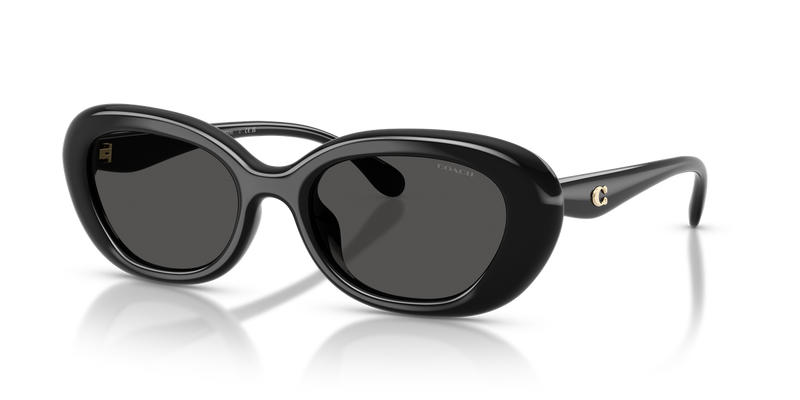 Coach CDP35 in Black / Grey Solid (500287) - Front View