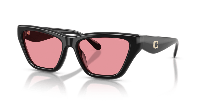 Coach CDP33 in Black / Pink Solid (500284) - Front View
