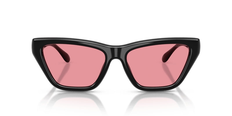 Coach CDP33 in Black / Pink Solid (500284) - Temple Detail