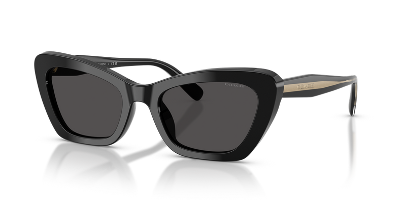 Coach CDP52 in Black / Grey Solid (500287) - Front View