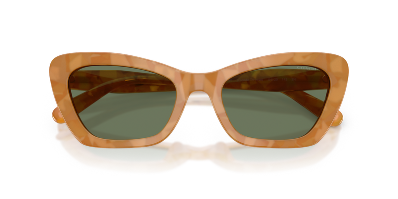 Coach CDP52 in Blonde Tortoise / Green Solid (593982) - Alternate View