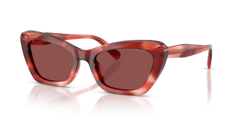 Coach CDP52 in Cherry Tortoise / Wine Solid (594075) - Alternate View