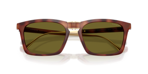 Caramel Tortoise / Green Solid (5774/2)