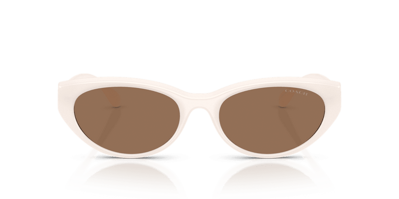 Coach CDP42 in Milky Cloud / Brown Solid (579073) - Temple Detail