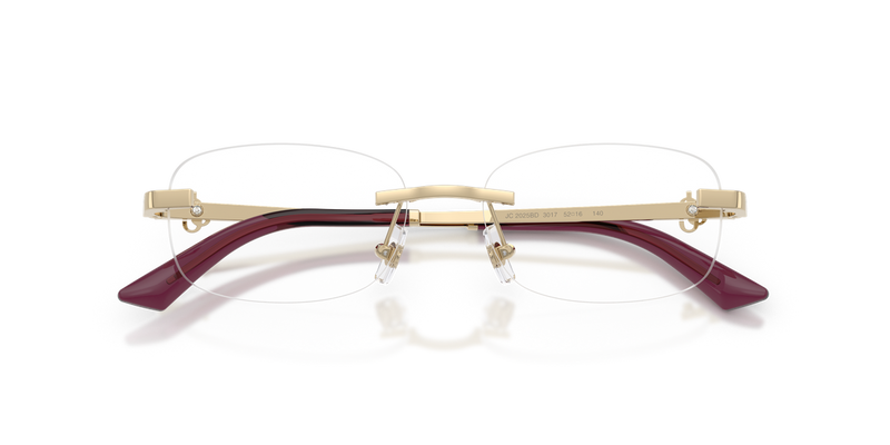 Jimmy Choo JC2025BD in Pale Gold - Alternate View