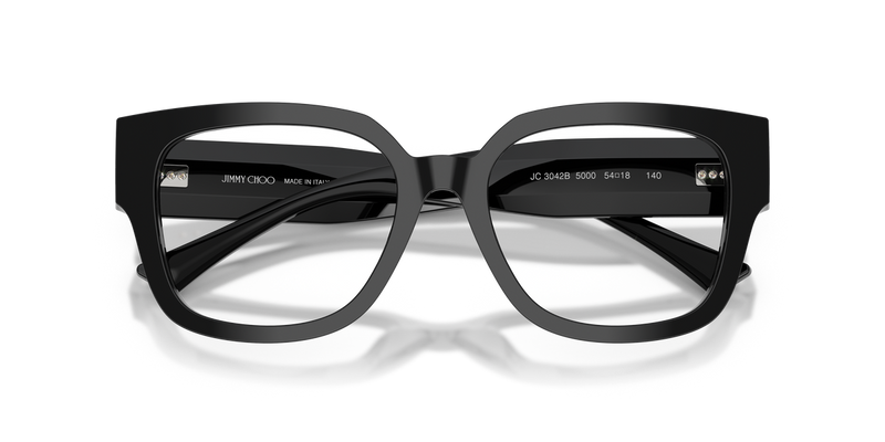 Jimmy Choo JC3042B in Black / Demo Lens (5000) - Side View