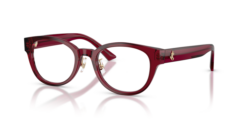 Jimmy Choo JC3058D in Transparent Red - Alternate View