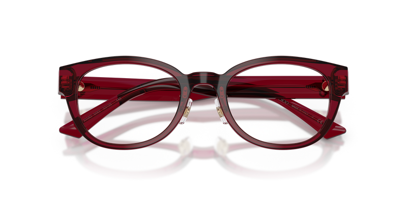 Jimmy Choo JC3058D in Transparent Red - Alternate View