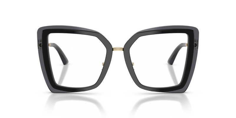 Jimmy Choo JC3059 in Black/Transparent Grey - Alternate View