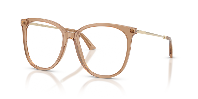 Jimmy Choo JC3060 in Transparent Tan - Front View