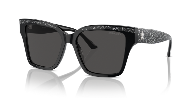 Jimmy Choo JC5003 in Black Glitter - Alternate View