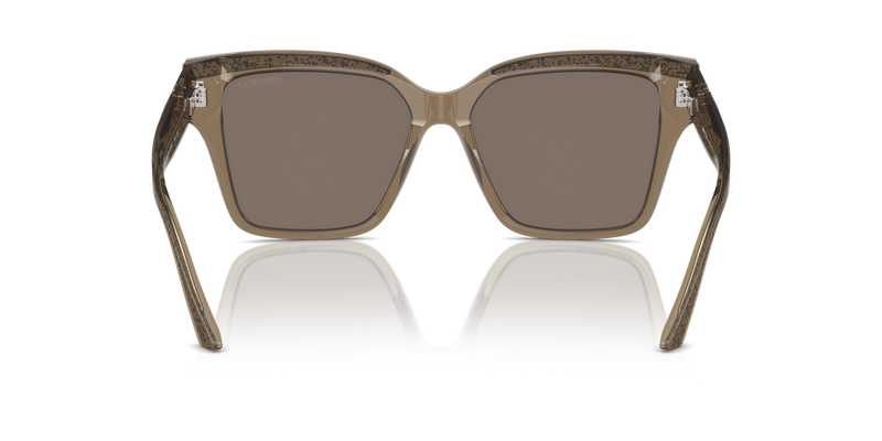 Jimmy Choo JC5003 in Transparent Brown Glitter - Alternate View