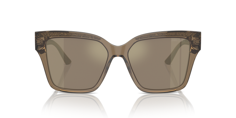 Jimmy Choo JC5003 in Transparent Brown Glitter - Alternate View