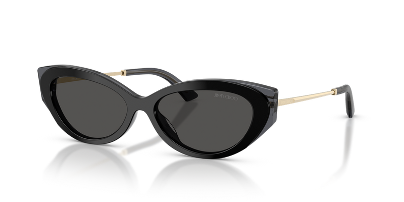 Jimmy Choo JC5065U in Black/Transparent Grey - Alternate View