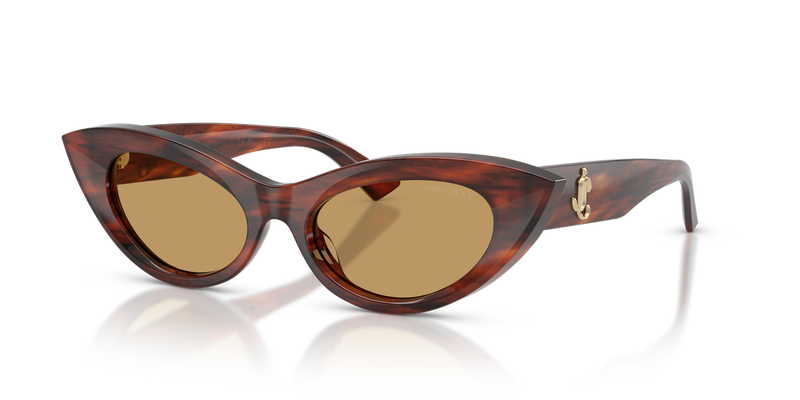 Jimmy Choo JC5075U in Striped Brown - Alternate View