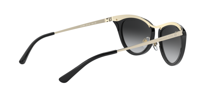 Michael Kors AZUR in Light Gold/Black / Grey Gradient (10148G) - Temple Detail