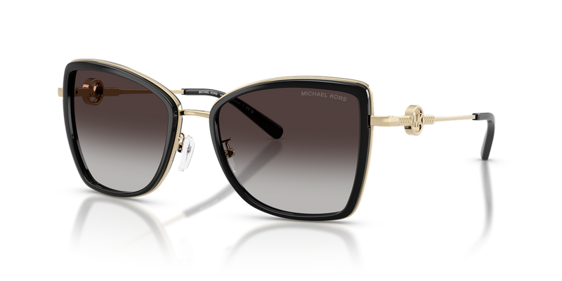 Michael Kors CORSICA in Light Gold/Black / Dark Grey Gradient (10148G) - Front View