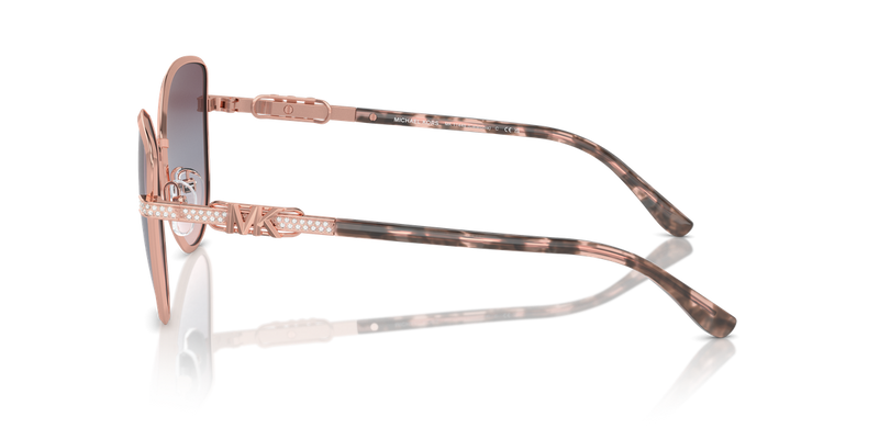 Michael Kors CATALONIA in Shiny Rose Gold / Navy To Pink Triple (11080J) - Back View